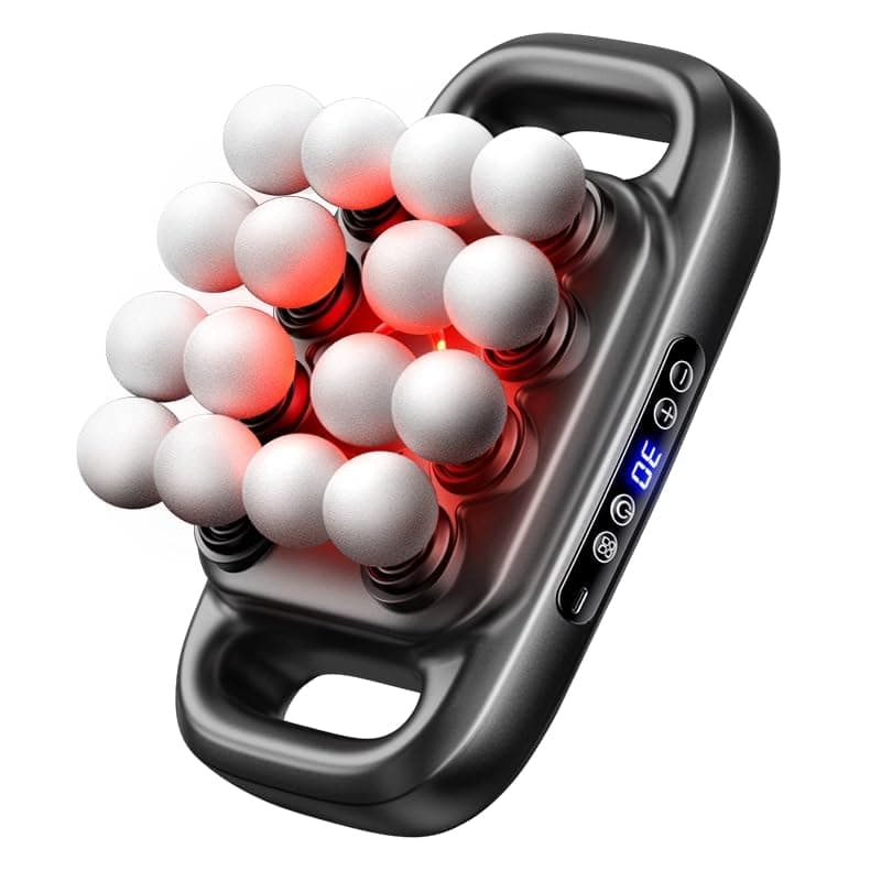 Square Bracket's Professional 16-Head Massage Gun, Deep Tissue & Muscle Recovery, Pain Relief, Whole Body Relax, Certified 2026 Model, Gray — image 1