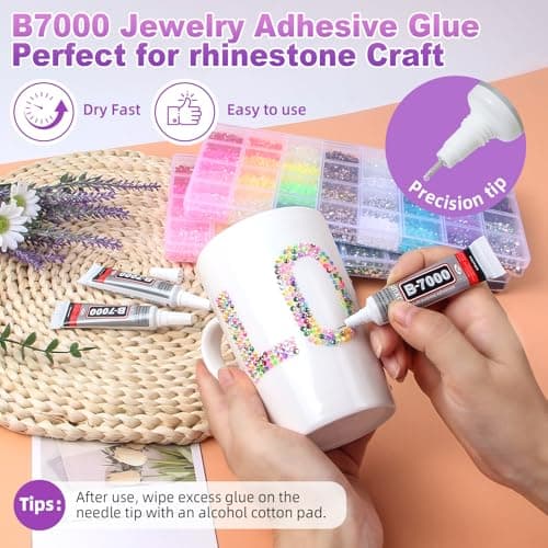 Bedazzling Kit 50000Pcs 28 Colors Jelly Resin Rhinestones view 4