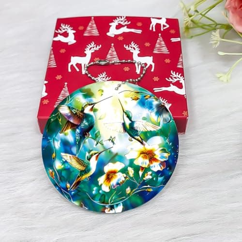 Hummingbird Ornament, Bird Ornaments for Christmas Tree, Humming Birds Suncatcher Ornament, Beautiful Unique Christmas Ornaments - Hummingbird Gifts for Women, Humming Bird Gift Ideas view 6