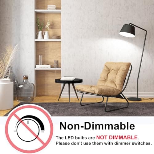 UPWATT A19 LED Bulbs, E26 LED Light Bulbs -12W (100W Equivalent), Non-Dimmable, Daylight 5000K, Bright White for Home Lighting (Pack of 4) view 5