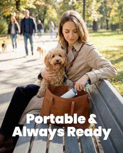 POPCHOSE Lint Rollers for Pet Hair Extra Sticky,600 Sheet Extra Sticky Lint Rollers for Pet Hair,3 Handles & 6 Sticky Rolls,Dog Cat Hair Remover for Clothes,Furniture,Couch,Lint Roller for Clothes view 5