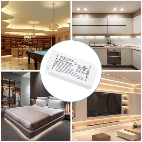 Hanbaak 60W Dimmable LED Driver, Electronic Transformer, 120V AC to 24V DC Power Supply for LED Strip Light, Low Voltage Lighting Project, Compatible with Lutron Leviton Dimmers, UL Listed, Class 2 view 6