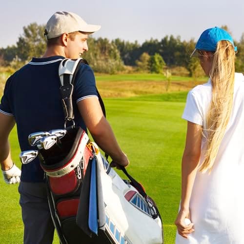 NUOYEE 3 Pack Microfiber Golf Towel Set Men Women with Carabiner Clips Waffle Golf Club Bag Towels Cleaning Rags(Small) view 2