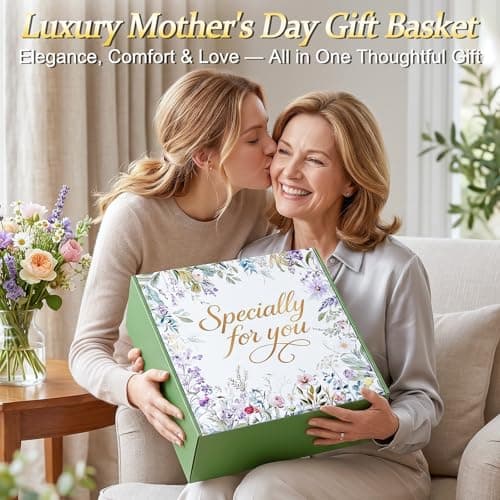 Mothers Day Gift for Mom, Birthday Gifts for Women, Spa Gifts for Her Get Well Soon Gift, Gift Basket Thinking of You Gift Set Care Package for Women, Gift Box for Mom Grandma Adults view 2