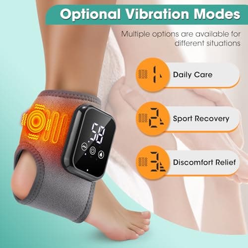 2PCS Foot Massager for Neuropathy and Plantar Fasciitis | Cordless Foot and Ankle Massager for Heel, Arch & Ankle Relief, Portable for Home Travel Use view 5