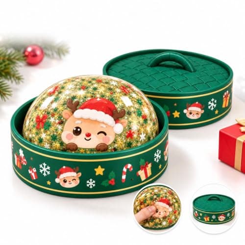 Christmas Squishy Box Fun Bun Stress Ball Dumpling Fidget Toys view 4