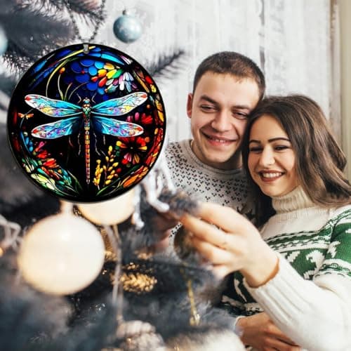 Dragonfly Christmas Ornaments 2026, Dragonfly Ornaments for Christmas Tree, Dragonfly Gifts for Women, Unique Christmas Ornaments Beautiful, Dragonflies Gifts view 4