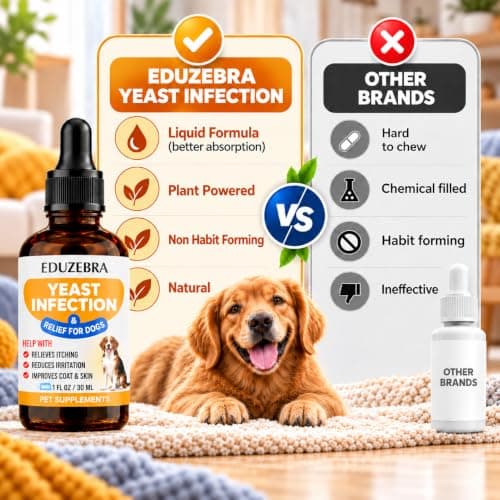 Yeast Infection Treatment for Dogs Ear, Paws, Skin - All Breeds and Sizes | Made in USA, Fast-Acting Dog Yeast Infection Treatment for Irritation, Inflammation, and Itching, Soothing and Effective 30ml view 4