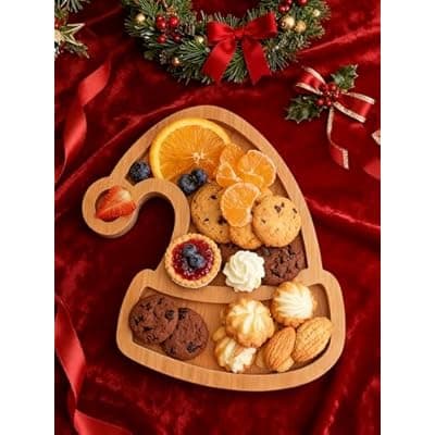 AYWVRBST Cheese Board, Fruit Candy Plate, Fruit Plate, Cutting Board (Tree) (Hat)