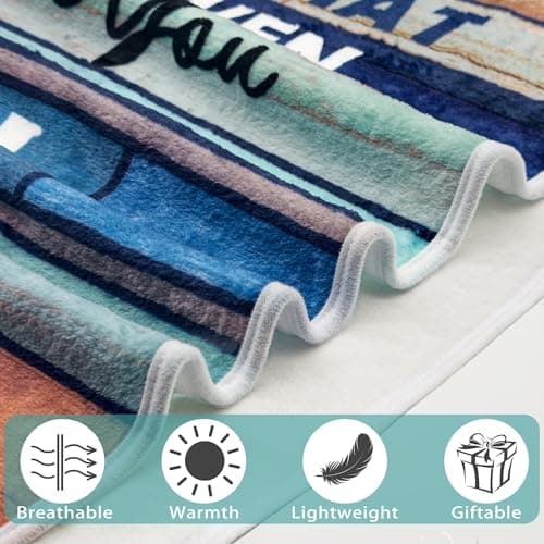 pinata Gifts for Mom Blanket, Mom Gifts for Mothers Day from Daughter Son, Anniversary Birthday Gift for Moms, Teen Moms Blanket for Mothers Day, Valentines, Mother's Gift Blue Blankets 50"X60" view 5