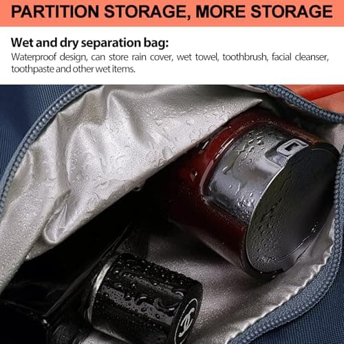 Seektop Ultra Lightweight & Packable Hiking Backpack 20L,Water-Resistant Foldable Daypack for Men Women, Compact for Hiking,Travel,Outdoor view 6