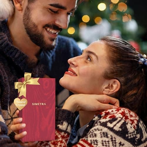 SIMETRA Lucky Hair Brush for Women, 14K Gold Plated Wet Brush Detangling Brush for All Hair Types, Natural Crystal Inlay Boar Bristle Hair brush, Curly Detangler HairBrush for Scalp Massage Gift view 6