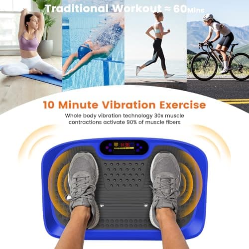 Vibration
Plate
Exercise
Machine
for
Whole
Body
Lymphatic
Drainage view 4
