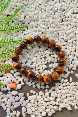 FUDIDU Bracelet Obsidian,5/16 inch Beaded Stretchy Crystal Elastic Bracelets, approximately 6-1/4 Inch Adjustable Unisex Protection Healing,Bitherday Gifts for BestFriend view 2