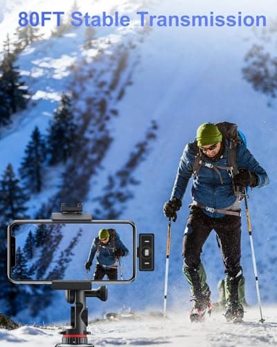 HOMEPAC Mini Microphone for iPhone,Wireless Microphone with AI Noise Cancellation, Plug & Play, Up to 24-Hour Total Use with Charging Case, Ideal for TikTok, YouTube, Vlogging & Live Streaming view 3