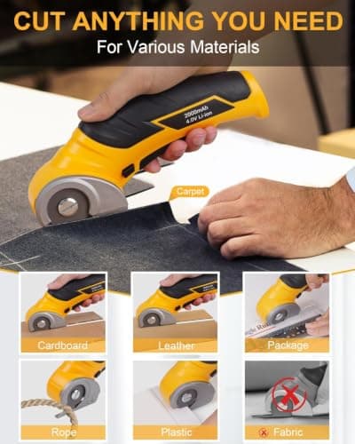 Cardboard Cutter Electric Box Cutter, Stocking Stuffers for Men Gifts Tools view 2