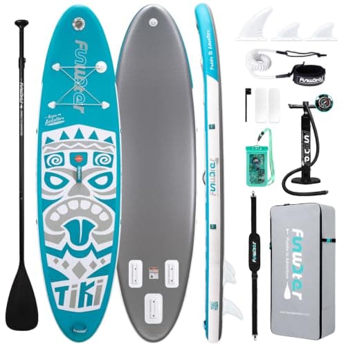 FunWater Inflatable Stand Up Paddle Board with Beginners SUP Accessories — image 1