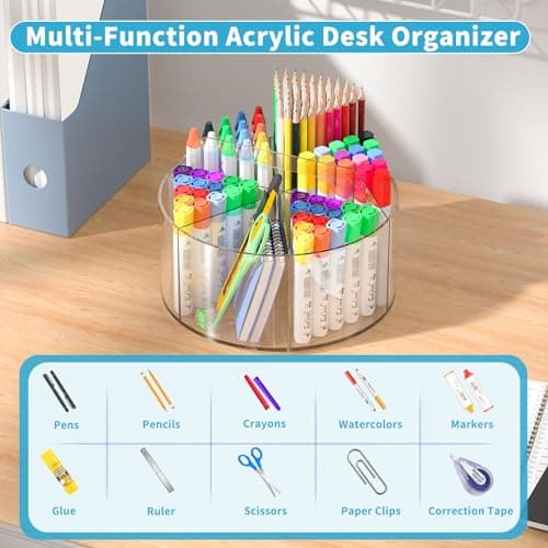 Rotating Markers Organizer for Kids view 4