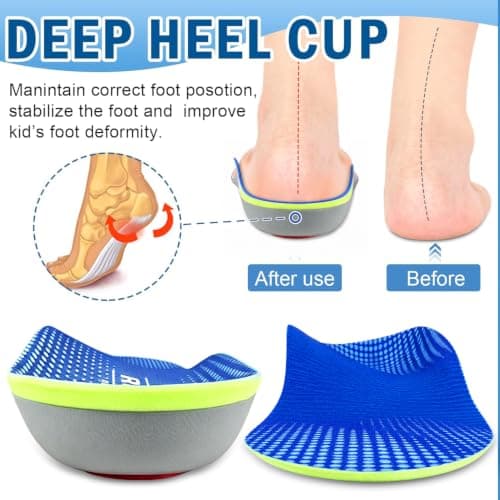 RETREON Plantar Fasciitis Relief Men & Women, Orthotic Insoles for Work | 220+ lbs High Arch Support Heavy Duty Work Boot Insoles, plantillas ortopédicas para (Mens 4-4 1/2 | Womens 6-6 1/2) view 6