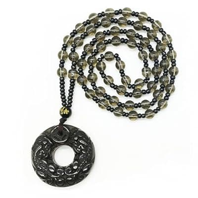 FUDIDU Necklace, Adjustable 16-25 Inch Cord, Crystal for Empowerment and Guarding Women&Men, Trendy Boho Necklaces for Men & Women, Cute Jewelry Gifts for BestFriends, Dainty Stackable Couple