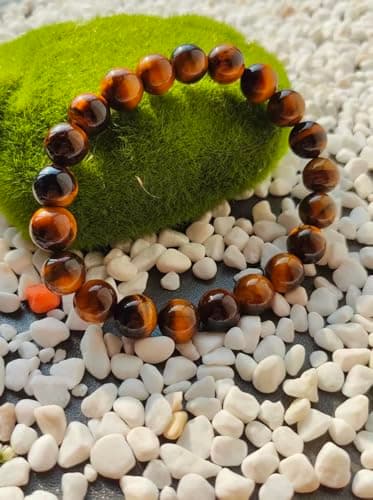 FUDIDU Bracelet Obsidian,5/16 inch Beaded Stretchy Crystal Elastic Bracelets, approximately 6-1/4 Inch Adjustable Unisex Protection Healing,Bitherday Gifts for BestFriend view 6