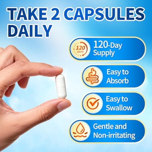 Triple Magnesium Complex for Women and Men - Magnesium Glycinate 400mg, Malate, Citrate, High Absorption Chelated Magnesium Supplement Support Sleep, Muscle, Non-GMO, Gluten Free - 240 Capsules view 6