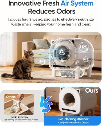 Self Cleaning Litter Box B0HFJPJ16G view 4