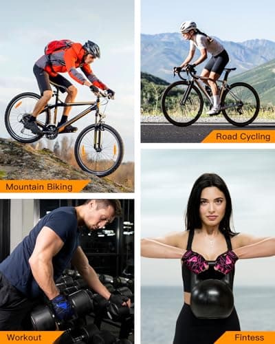 ATERCEL Cycling Gloves, Bike Gloves for Men Women, Bicycle Glove for Cycling, Workout, Gym, Training, Weight Lifting Outdoor, Mountain Bike, and Riding view 6