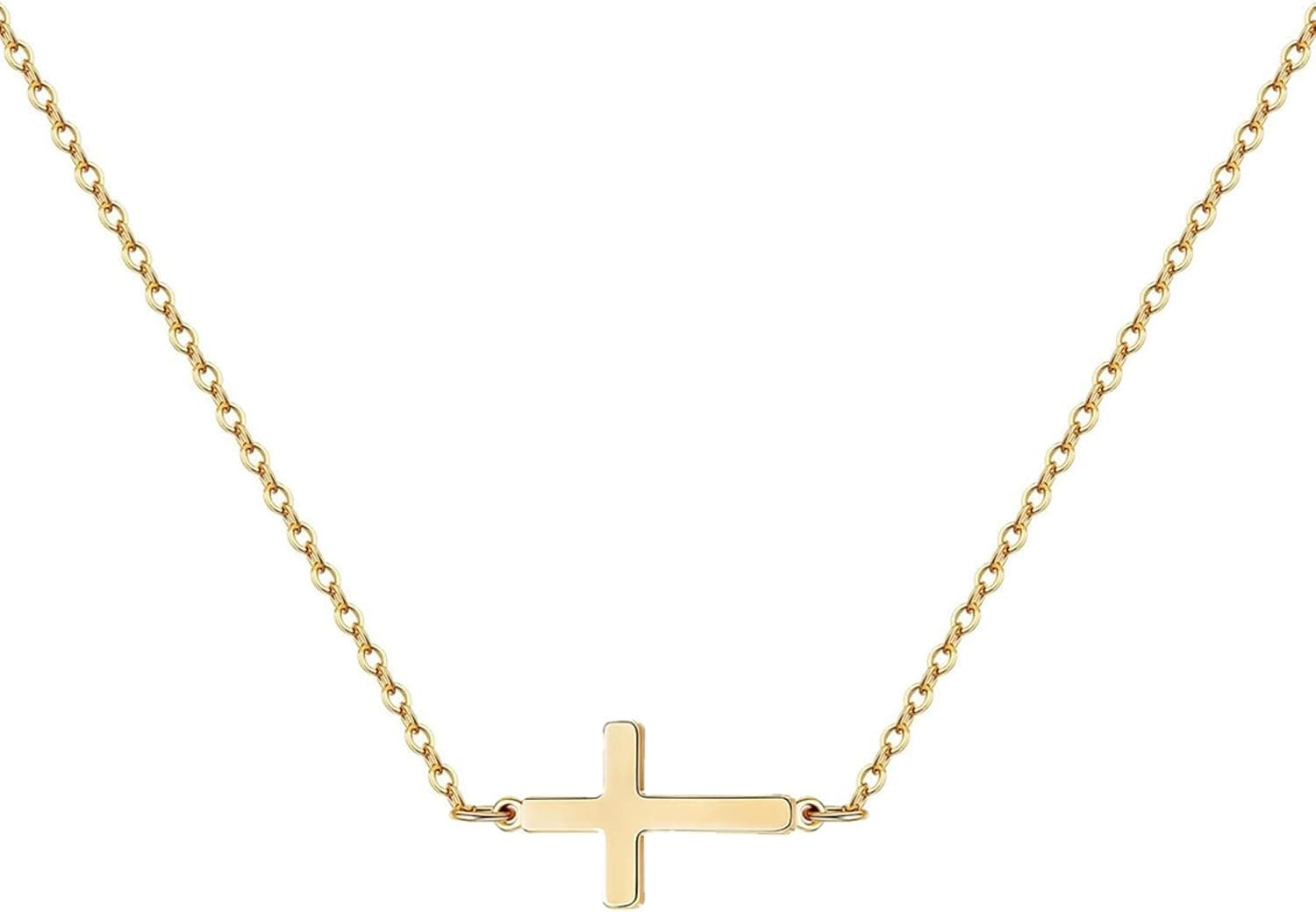 PNNY AMDA 14K Gold Plated Cross Necklace — image 1
