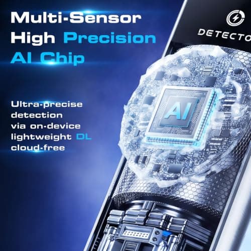 AI Hidden Camera Detectors, Anti Spy Finder, RF Signal & WiFi Scanner | GPS Magnetic Tracker & Pinhole Camera Scanner, Portable Privacy Pen 6 Sensitivity for Hotel Airbnb Office Car Travel (Black) view 4