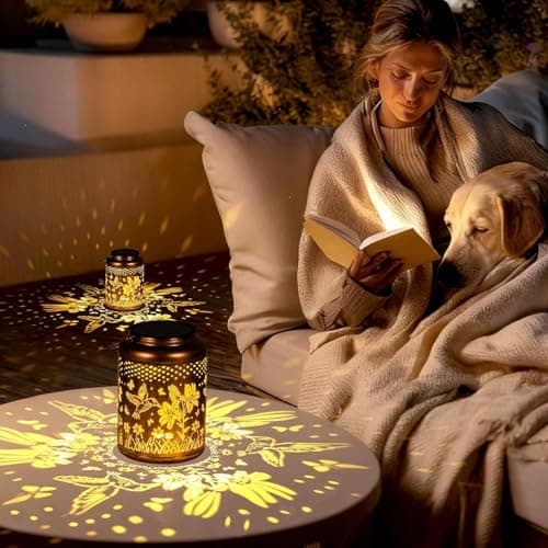 Solar Lanterns Outdoor Waterproof Hummingbird, KagoLing Birthday Gifts for Women Mom Grandma, Garden Decor Hanging Solar Lights Outdoor Metal Lantern Decoration Outside for Yard, Patio, Backyard view 6