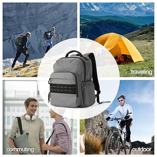 VEAGIA Tactical Travel Laptop Backpack For Men Large Heavy Duty Work Backpack Airline Approved Hiking Waterproof Backpack view 5