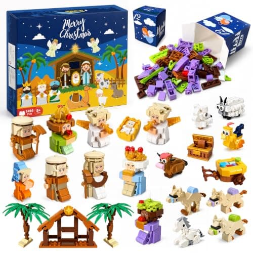 TroupePal Nativity Advent Calendar 2026, Christmas Countdown Building Set | Nativity Scene Set; Holiday Countdown; Gift for Kids & Family; Plastic Edition; Interactive Daily Surprises — image 1