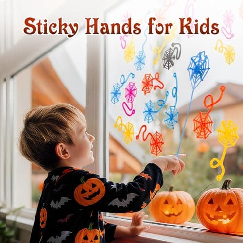 24 Pcs Sticky Spider Web Hands,Halloween Party Favors,Goodie Bag Fillers view 6