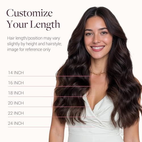 GOO GOO Tape in Hair Extensions Human Hair 20" 40pcs #1 Jet black | 100g, Remy Human Hair, Strong Hold, Long-lasting, Invisible, Daily Wear view 5