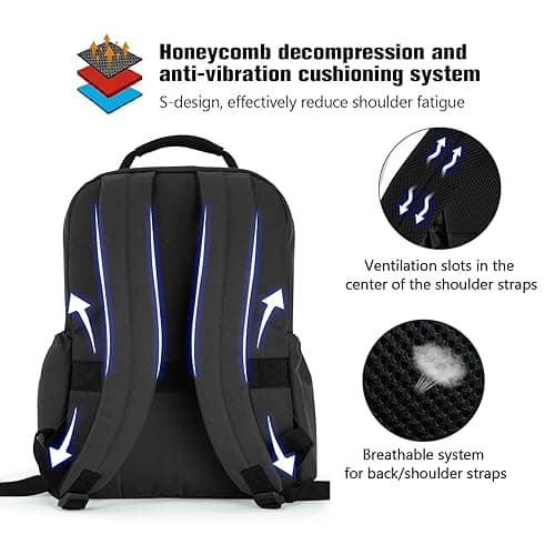 VEAGIA Tactical Travel Laptop Backpack For Men Large Heavy Duty Work Backpack Airline Approved Hiking Waterproof Backpack view 4