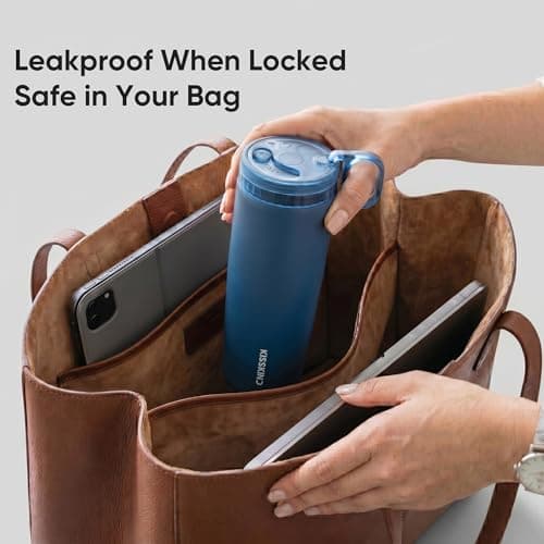 KISSKIND 20 Oz Iced Coffee Tumbler with Hidden Straw, Insulated Stainless Steel Coffee Tumbler, Leakproof Ceramic Lined Travel Cup for Subway Commuting, Slim Tumbler for To-Go, Americano view 4