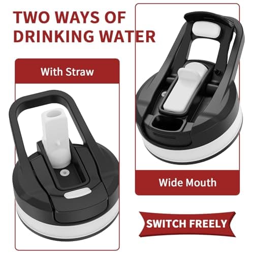 SZCXFLASK 2 Liter Water Bottles ，Bpa-Free,Leakproof，Dishwasher Safe Design，Big Water Bottle with No-Slip Handle for Gym，Sports，Outdoor view 4