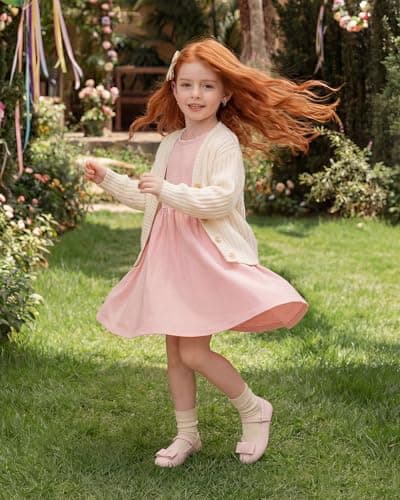 Stelle Girls Dress Shoes Toddler Mary Jane Shoes Flat with Bow for Toddler/Little Kids view 2