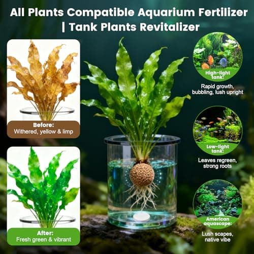 Maozyiltle Root Tabs, Aquarium Plant Fertilizer, Aquarium Water Care Tabs, 100 Tabs Aquarium Plant Food Safe for Fish and Shrimp, Aquatic Plant Fertilizer for Planted Aquarium Substrate (100) view 2