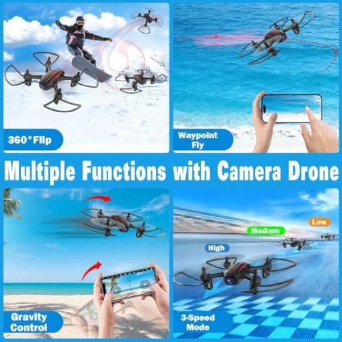 Mini Drone with Camera for Ages 8-12 & Beginner view 3
