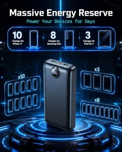 Portable Charger Power Bank 50000mAh Fast Charging External Battery Pack view 2