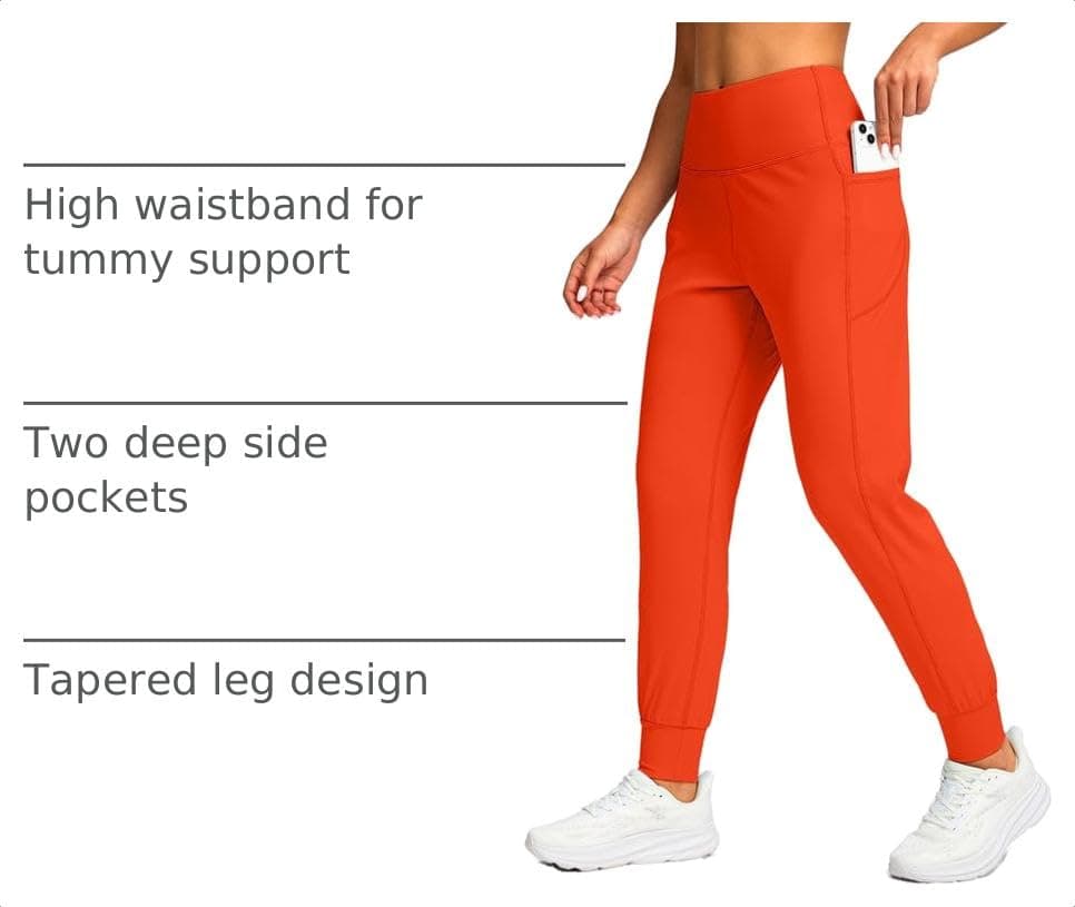 Viodia Women's Joggers with Pockets view 4