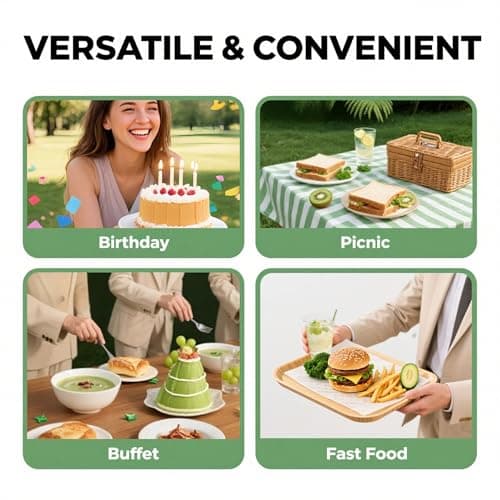 Funnydin 360 Count Plastic Spoons - 6.96 Inch Disposable Spoons, Heavy Duty Plastic Spoons, BPA-Free, Heat Resistant Disposable Silverware, Suitable for Party, Picnic, Events and Everyday Use view 6