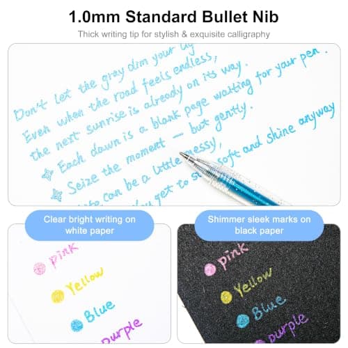36 Colors Click Glitter Gel Pens for Coloring view 4