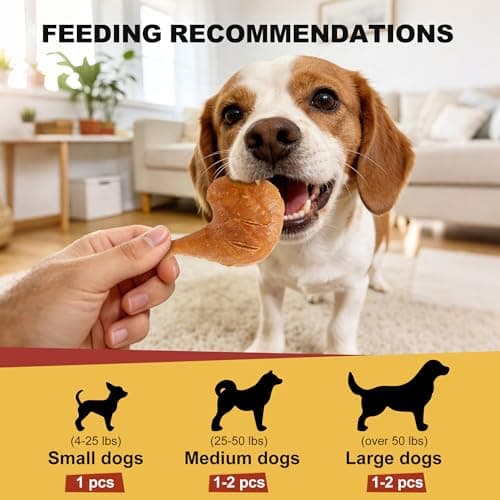 PETPHABET Rawhide Free Dog Chew Bones - 11 Count Grilled Chicken Leg Dog Chews for Small Medium Breeds, Healthy Puppy Treats for Training & Teething, Made with Real Chicken, Natural Smoky Flavor view 6