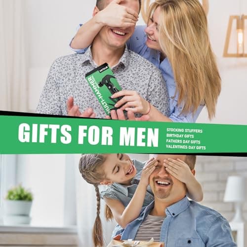 DETDLIB12-in-1 Multitool Hammer, Birthday Gifts for Men, Essential for Camping, Hiking, Cool Gadget, Gifts for Men. Women, Dad, Him, Husband, Father, Mechanic, Boyfriend, Black view 7