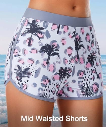 MFAVIP Tankini Swimsuits for Women 2026, Tummy Control Two Piece Bathing Suits, Blouson Tank Tops with Board Shorts view 4