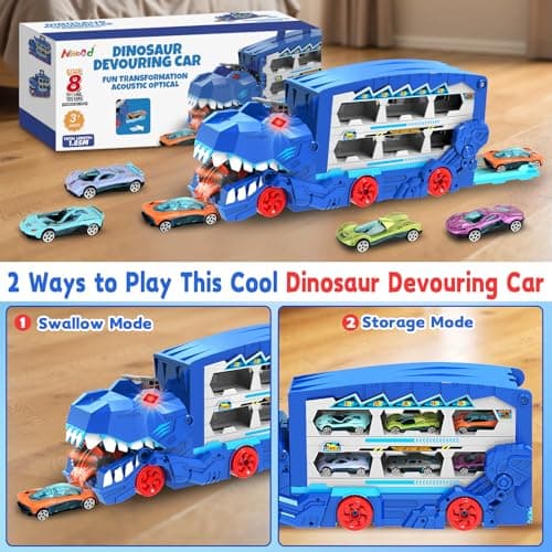 1006 Dinosaur Transport Truck Set view 2