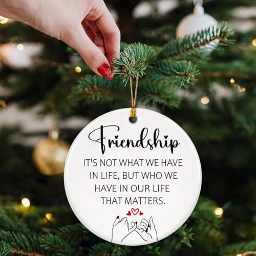 Friendship Ornament, Friends Christmas Ornaments 2026, Friend Ornaments for Women - Friendship Gifts for Women, Best Friend, Xmas Gifts for Friends view 4